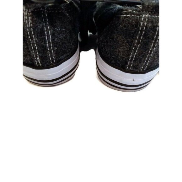 Epic Step Casual Canvas Sneakers Womens Size 6 Shoes Low Top Lace Up Grey Wool - Picture 4 of 5